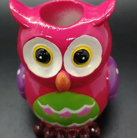 Owl cocktail fork set with owl holder - Picture 9 of 16